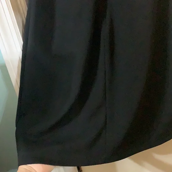 B.DARLIN Puff Sleeve Mesh Flocked Dot Sheath Dress - Picture 10 of 11